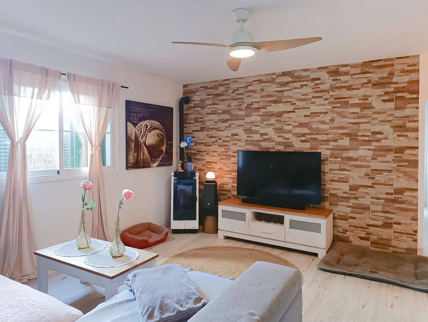 Wohnzimmer von Wohnung zum Verkauf in Llucmajor mit Klimaanlage, Heizung und Möbliert