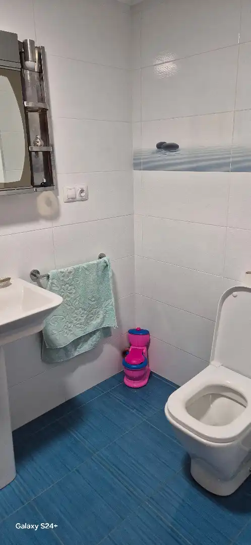 Baño de Piso de alquiler en  Logroño con Amueblado y Balcón