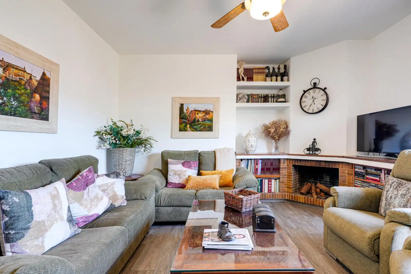 Living room of Attic for sale in Sant Feliu de Llobregat  with Air Conditioner, Heating and Terrace