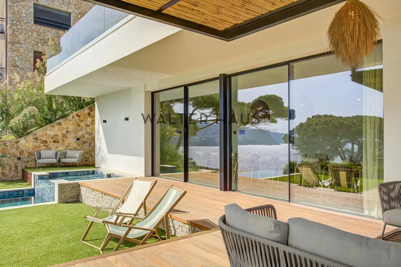 Terraza de Casa o chalet en venta en Sant Feliu de Guíxols con Aire acondicionado, Jardín privado y Terraza