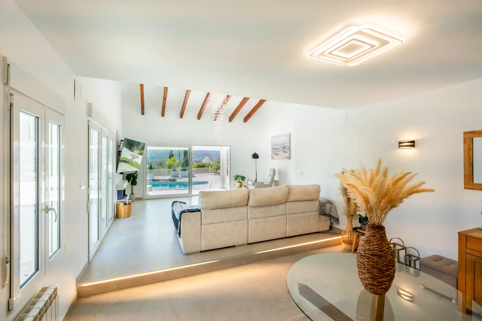 Living room of Houses for sale in Dénia  with Air Conditioner, Heating and Terrace