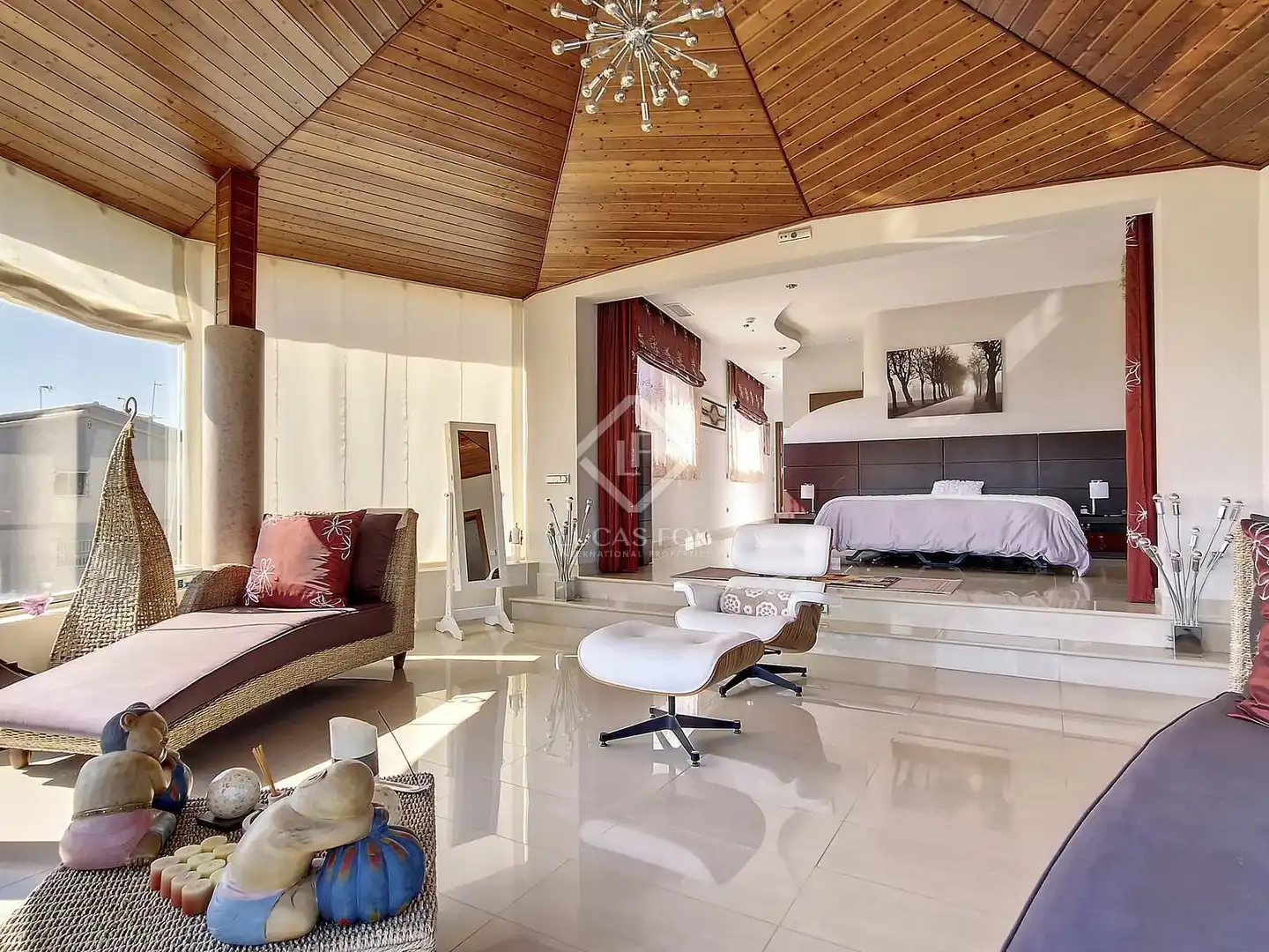 Sala de estar de Casa o chalet en venta en Cunit con Aire acondicionado, Calefacción y Jardín privado
