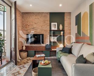 Living room of Apartment to rent in  Barcelona Capital  with Air Conditioner, Heating and Furnished