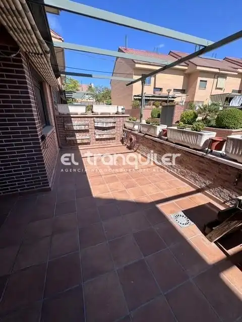 Terrace of Detached homes for rent in Rivas-Vaciamadrid  with Air Conditioner, Private garden and Terrace
