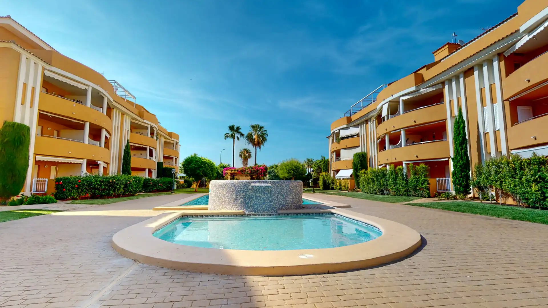 Swimming pool of Apartments for rent in Dénia  with Air Conditioner, Heating and Terrace