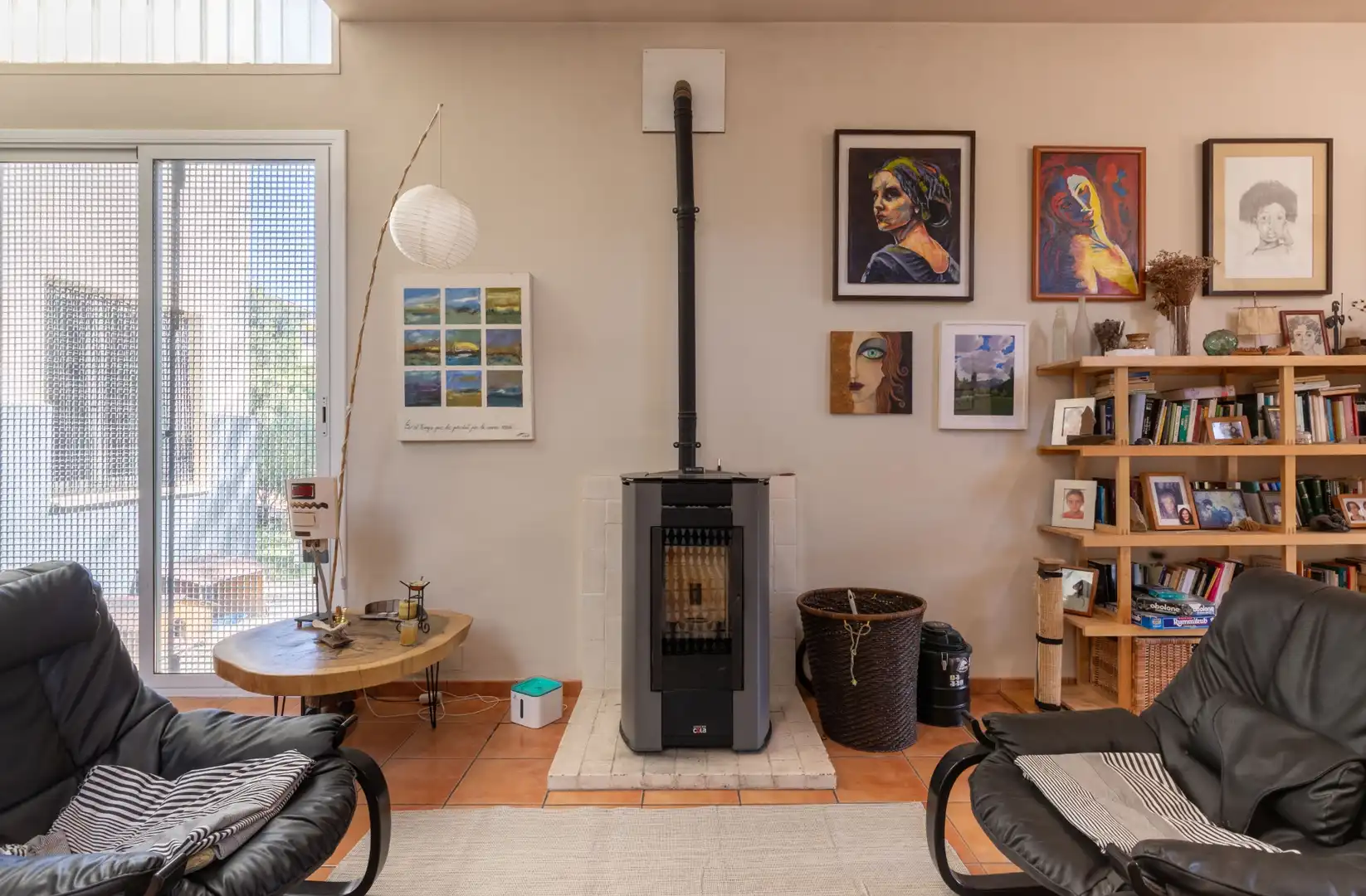 Sala d'estar de Casa o xalet en venda en Castellar del Vallès amb Aire condicionat, Calefacció i Jardí privat