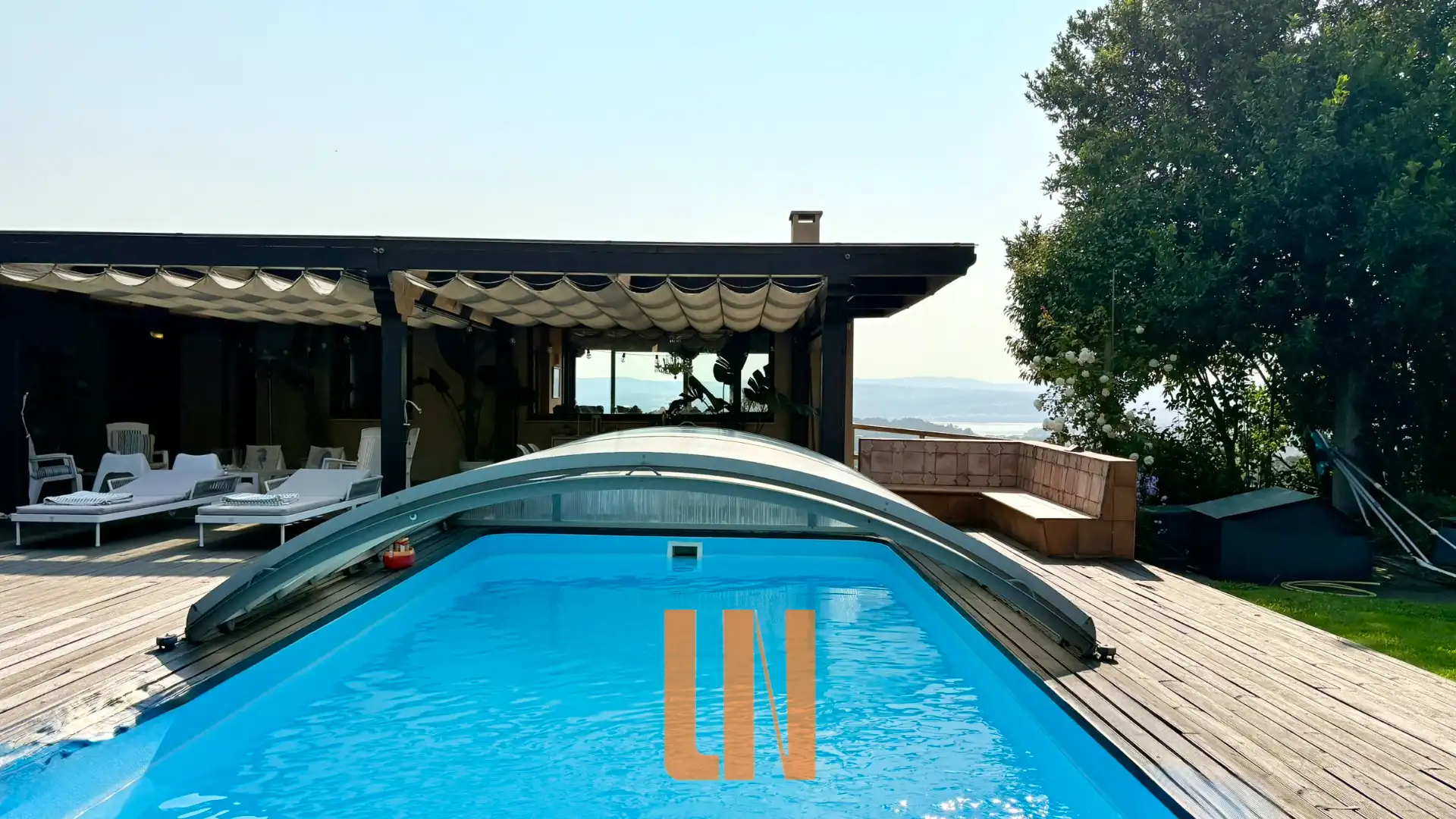 Piscina de Casa o xalet en venda en Sada (A Coruña) amb Aire condicionat, Calefacció i Jardí privat
