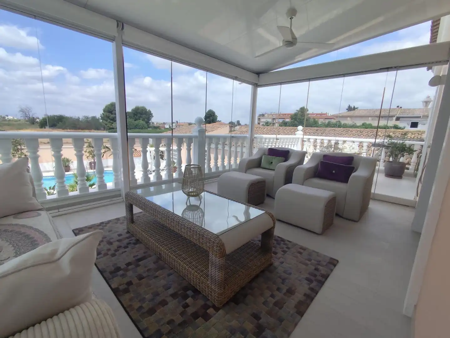 Terraza de Casa o chalet en venta en Murcia con Aire acondicionado, Jardín privado y Terraza