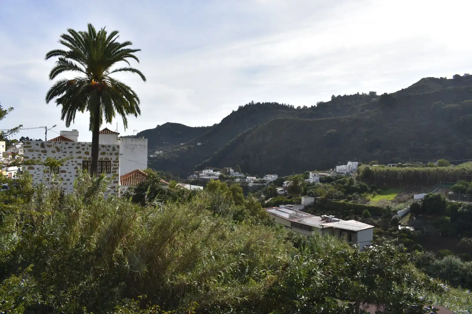 Vista exterior de Casa adosada en venda en Teror amb Jardí privat i Internet