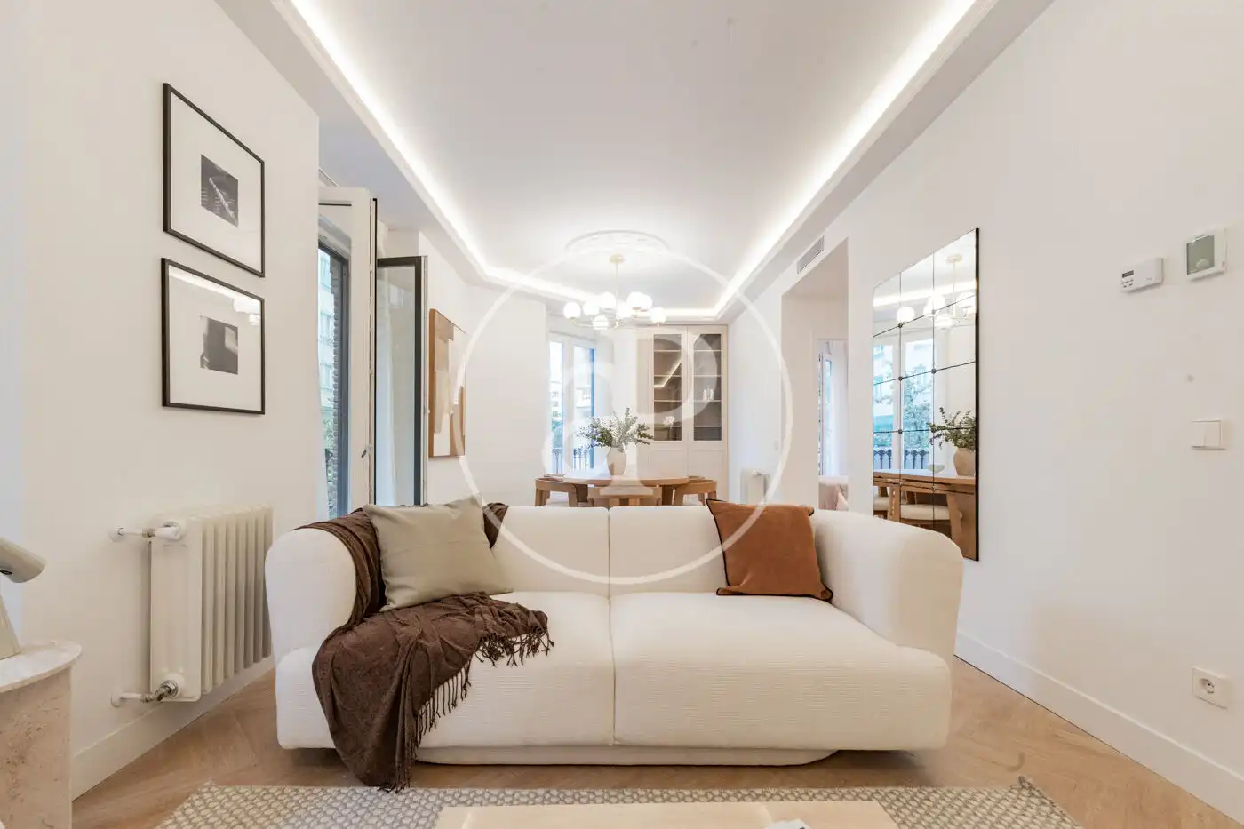Living room of Flat for sale in Barrio de Salamanca