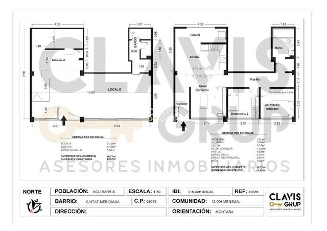 Local comercial en Venta en Ciutat Meridiana