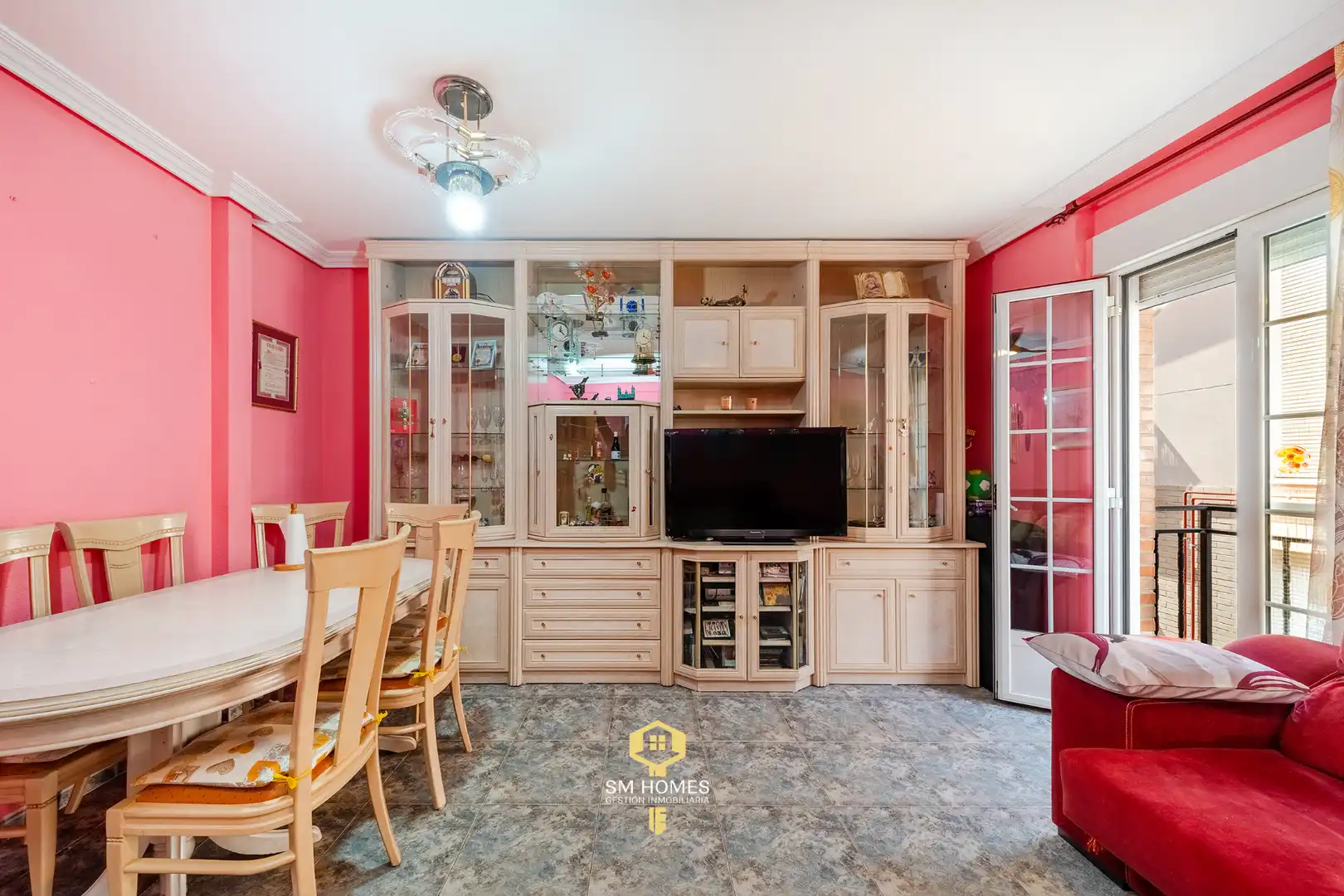 Sala de estar de Piso en venta en Coslada con Aire acondicionado, Calefacción y Amueblado