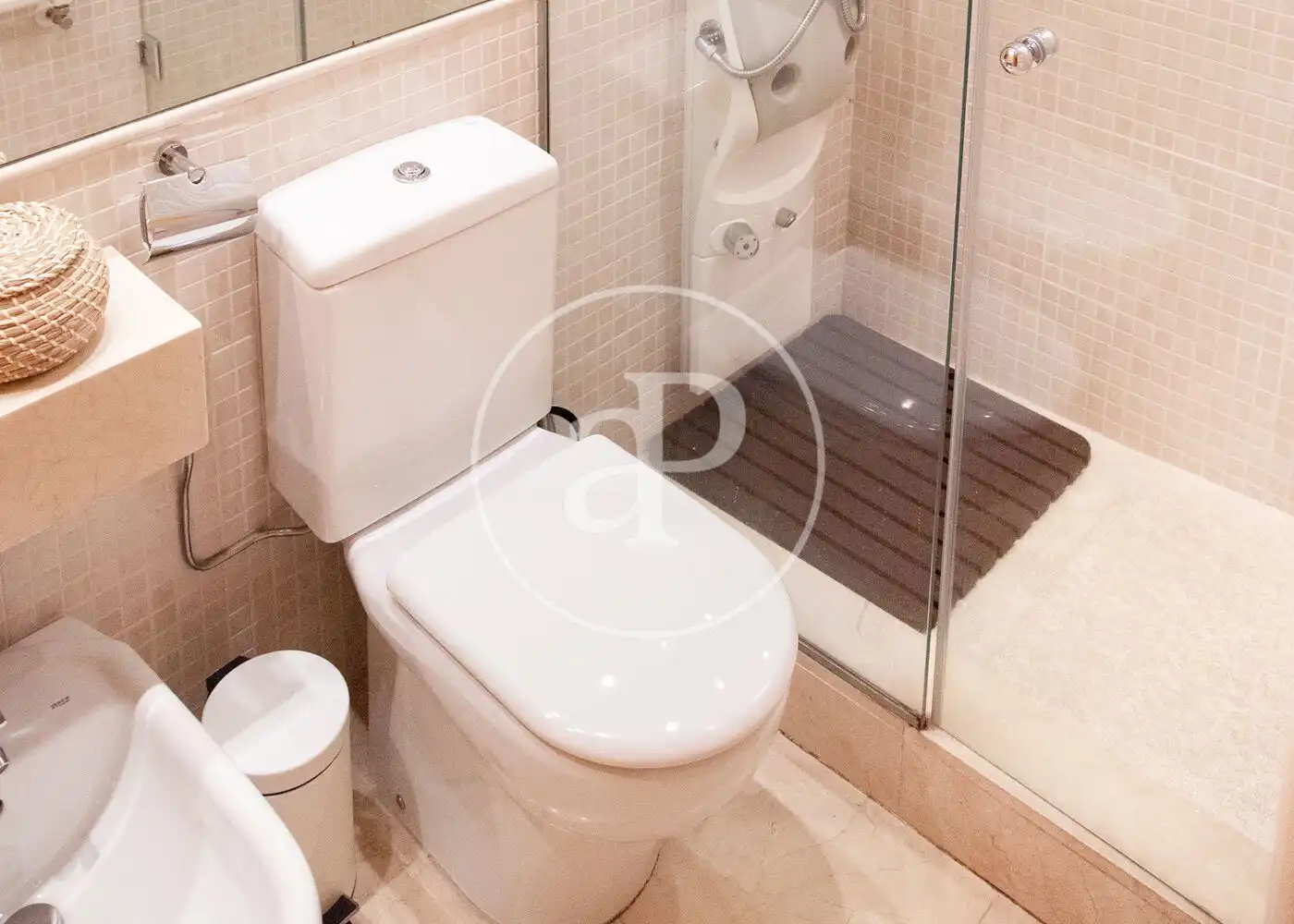 Bathroom of Flat for sale in Madrid  with Air Conditioner, Heating and Furnished