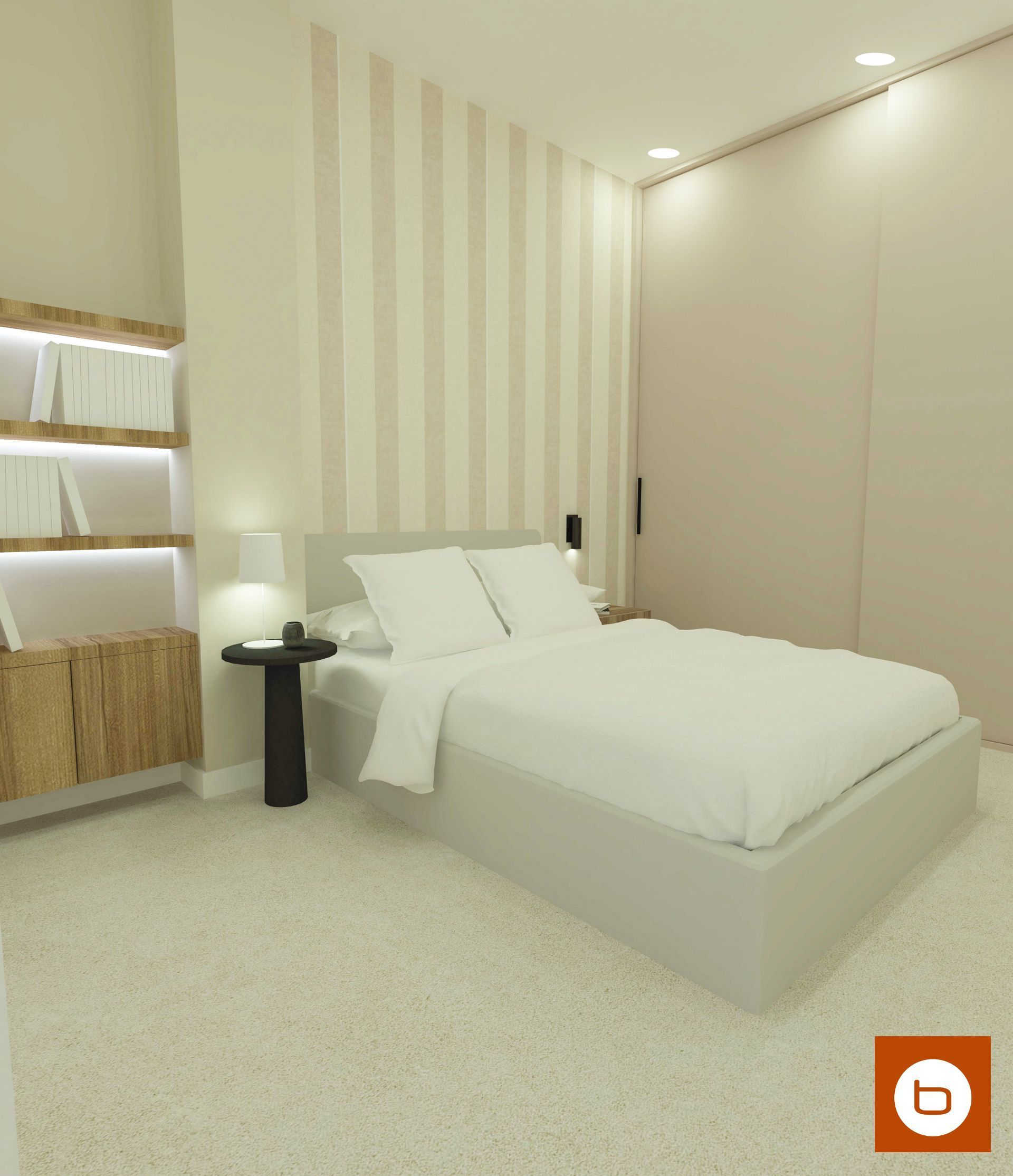 Bedroom of Flat for sale in Alhama de Murcia  with Air Conditioner, Private garden and Terrace