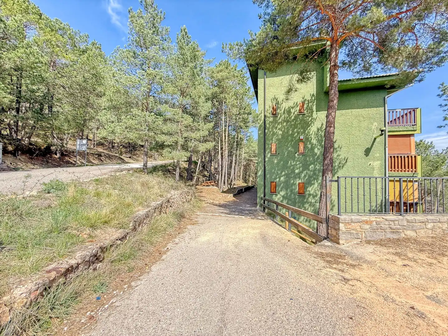Exterior view of Flat for sale in Alcalá de la Selva  with Heating and Terrace