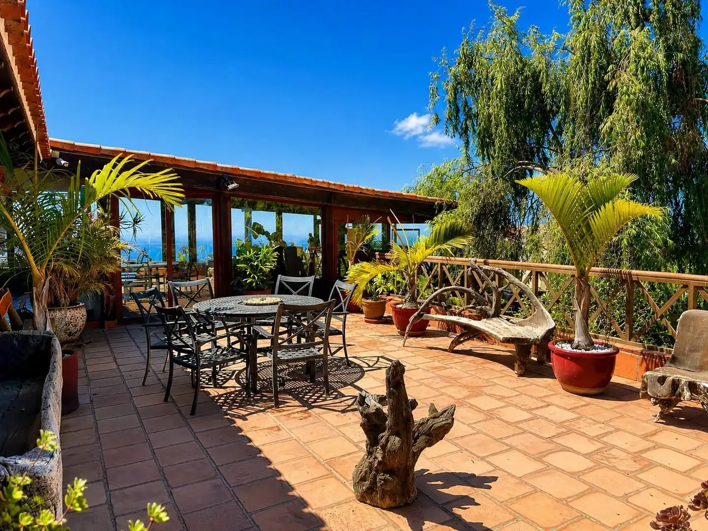 Terrassa de Casa o xalet en venda en San Miguel de Abona amb Jardí privat, Traster i Piscina