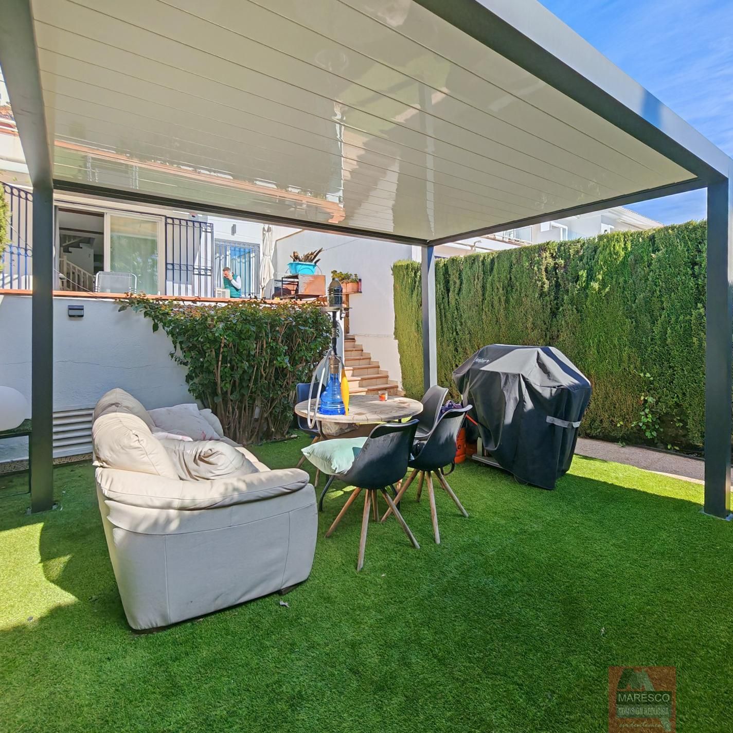 Terrassa de Casa adosada en venda en Mijas amb Aire condicionat, Calefacció i Terrassa