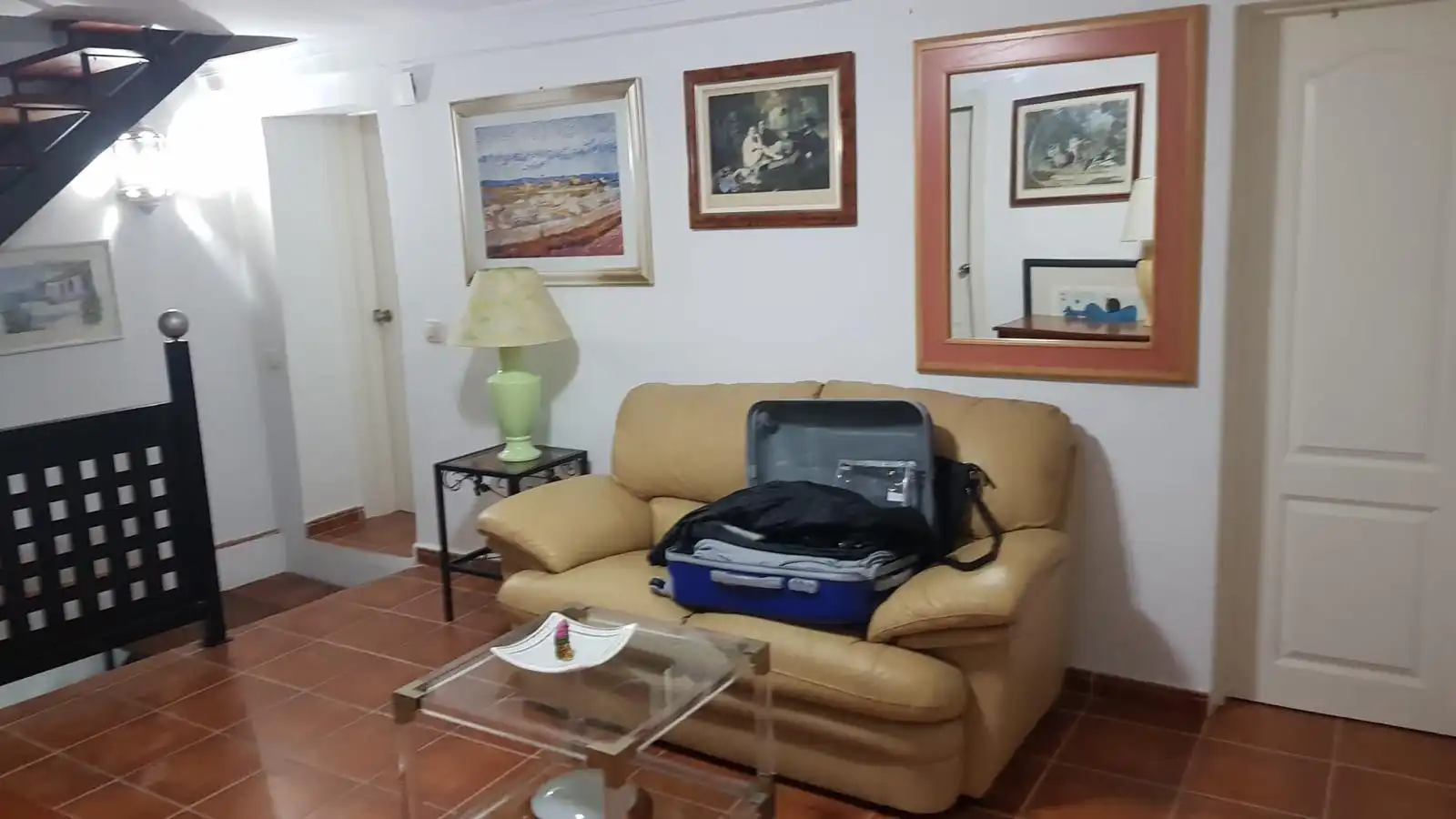 Sala de estar de Casa adosada en venta en Marbella con Aire acondicionado, Jardín privado y Terraza
