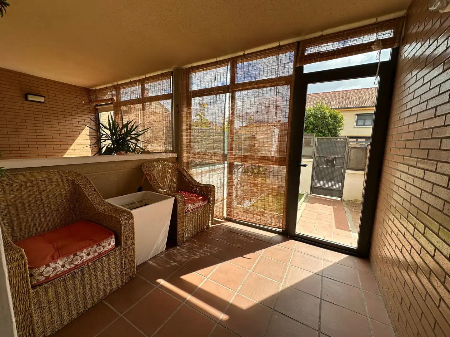 Terraza de Casa o chalet de alquiler en Zaratán con Calefacción, Jardín privado y Parquet