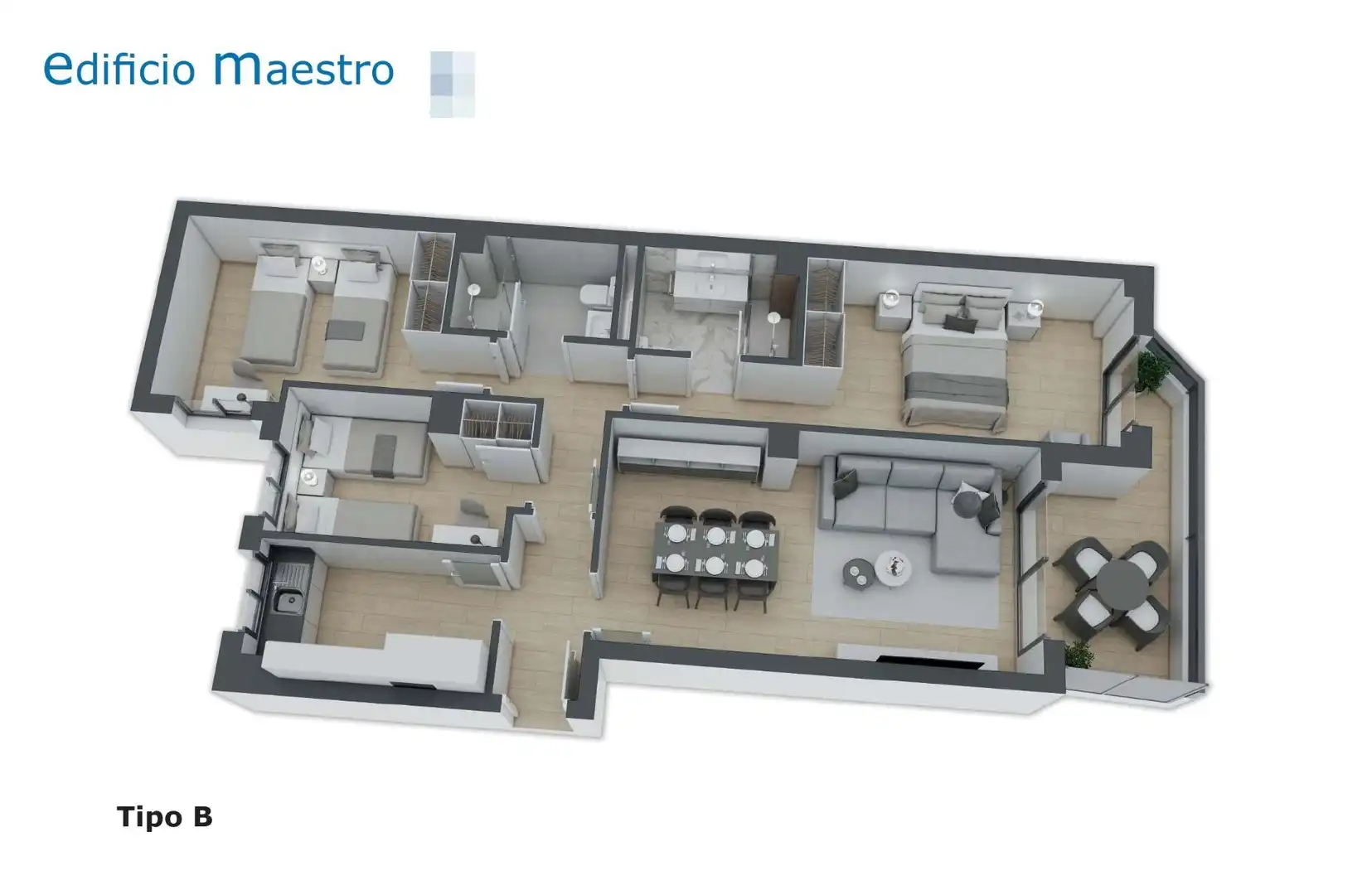 Appartement avec terrasse à vendre à Sur, imagen 5