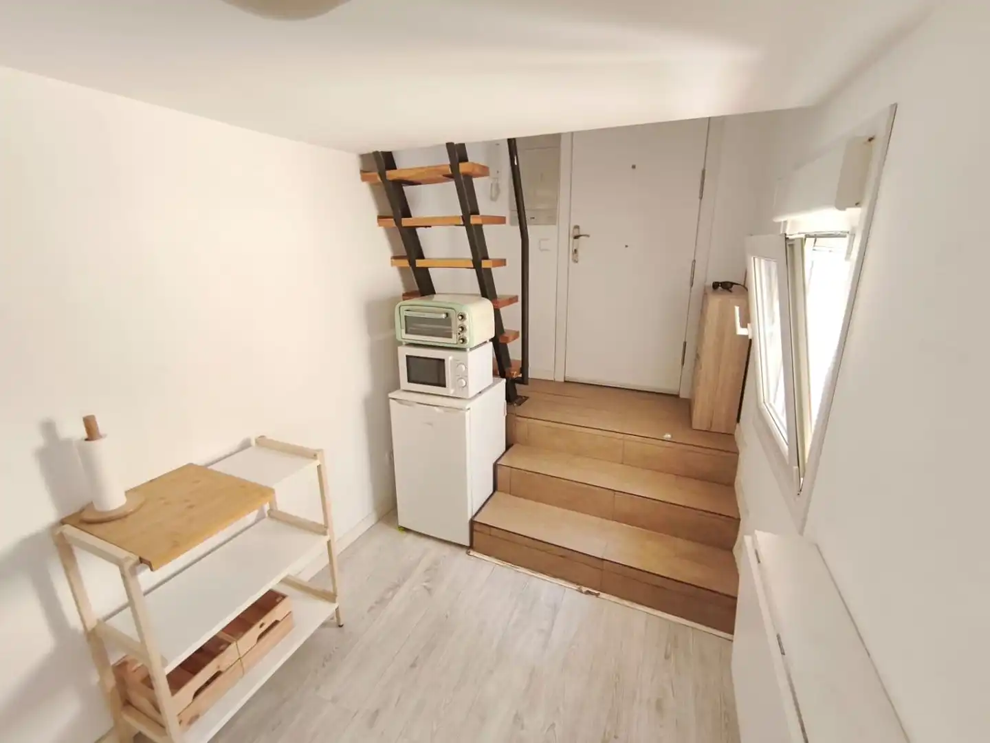 Küche von Wohnung zur Miete in Madrid mit Heizung, Terrasse und Möbliert