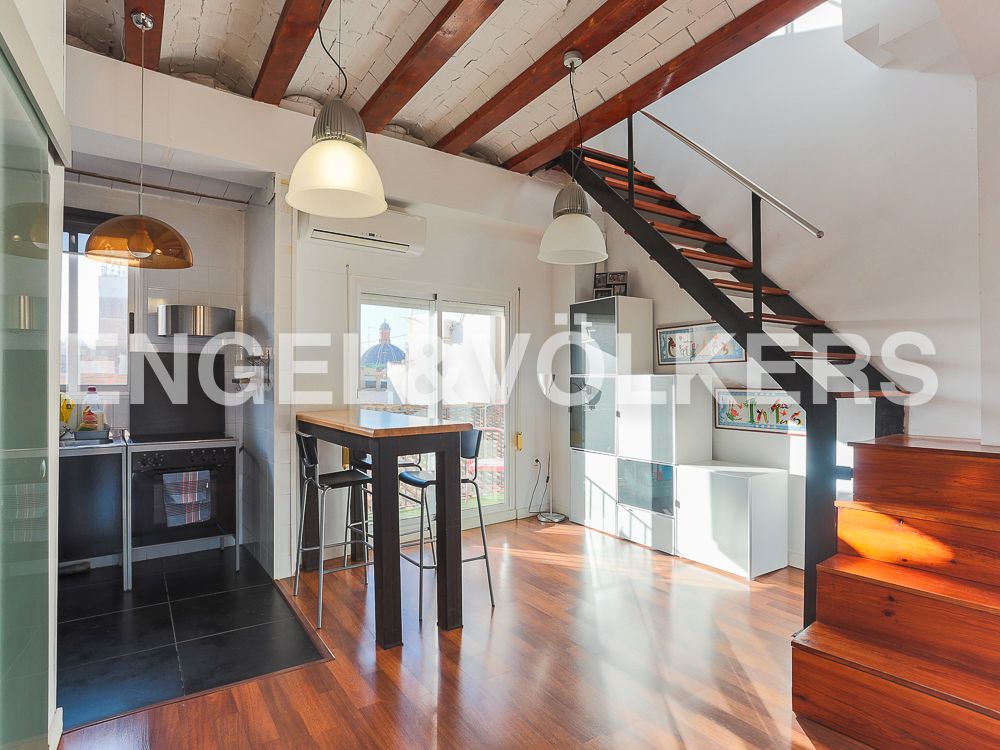 Cocina de Apartamento de alquiler en  Valencia Capital con Aire acondicionado, Calefacción y Parquet