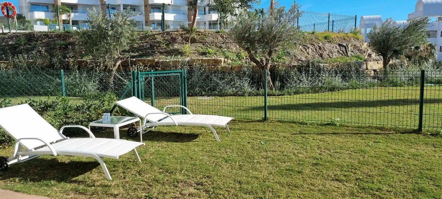 Jardí de Apartament de lloguer en Torrox amb Aire condicionat, Calefacció i Jardí privat