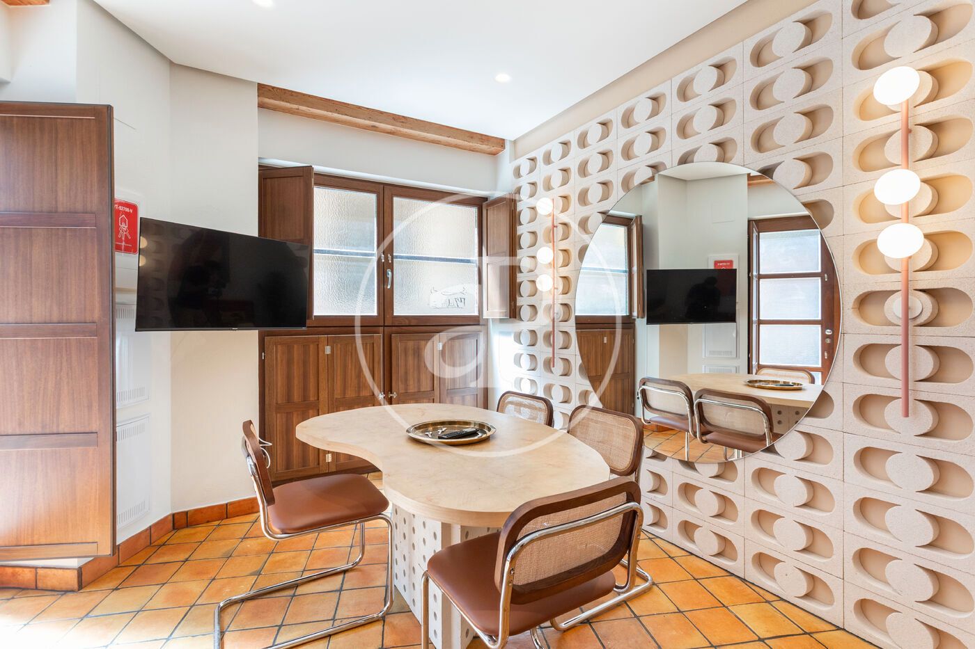 Dining room of Flat for sale in  Valencia Capital  with Air Conditioner, Heating and Furnished