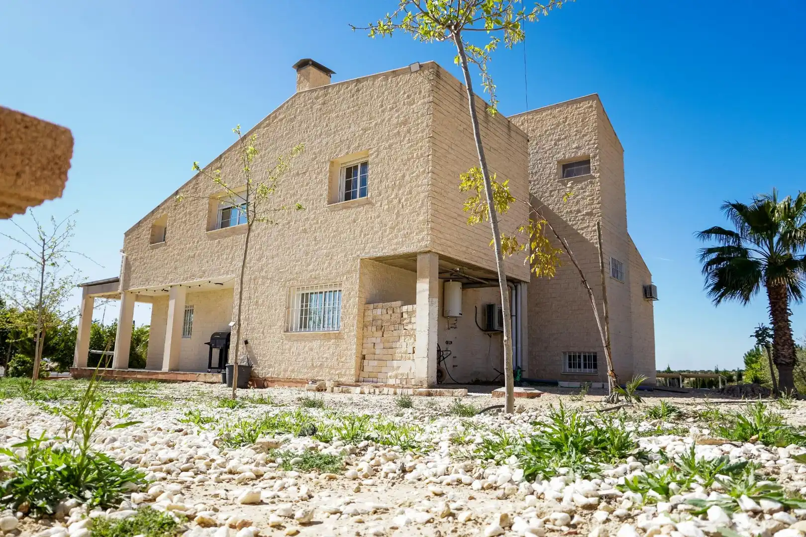 Vista exterior de Casa o xalet en venda en Mutxamel amb Aire condicionat, Terrassa i Traster