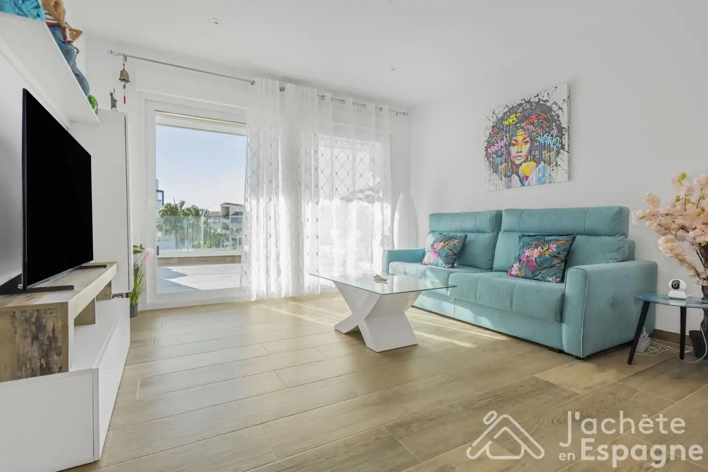 Sala de estar de Piso en venta en Torrevieja con Aire acondicionado y Terraza