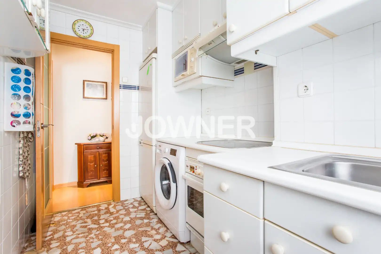 Kitchen of Flat for rent in Madrid  with Air Conditioner, Heating and Terrace