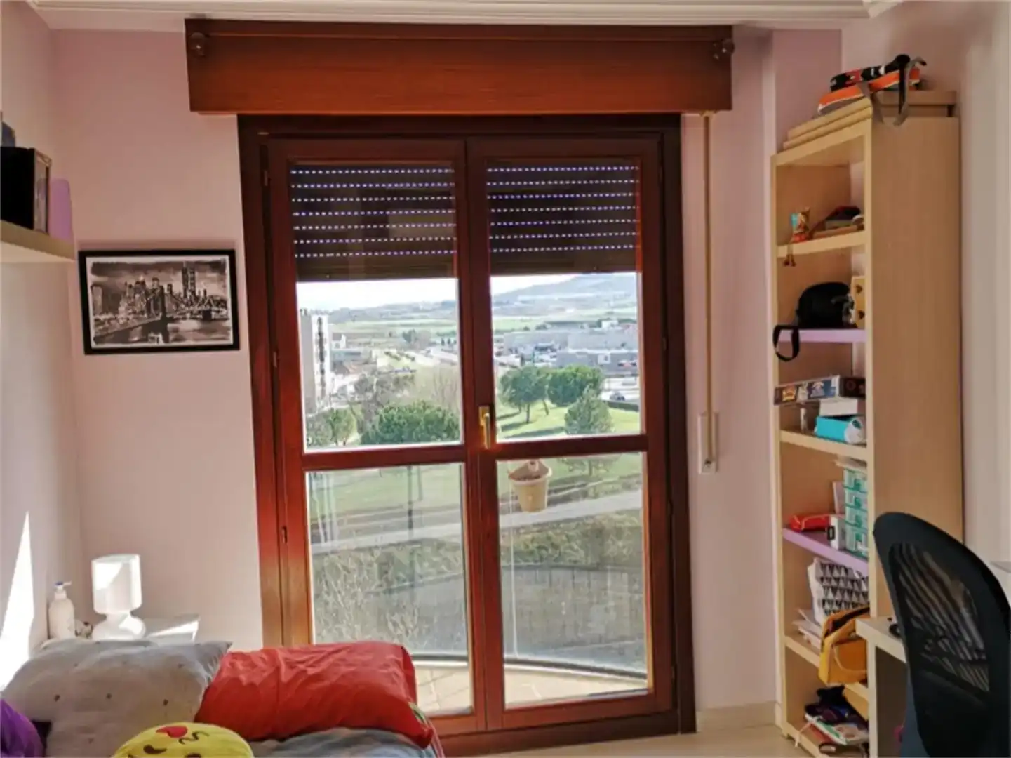 Balcony of Flat for rent in  Logroño  with Air Conditioner, Swimming Pool and Balcony