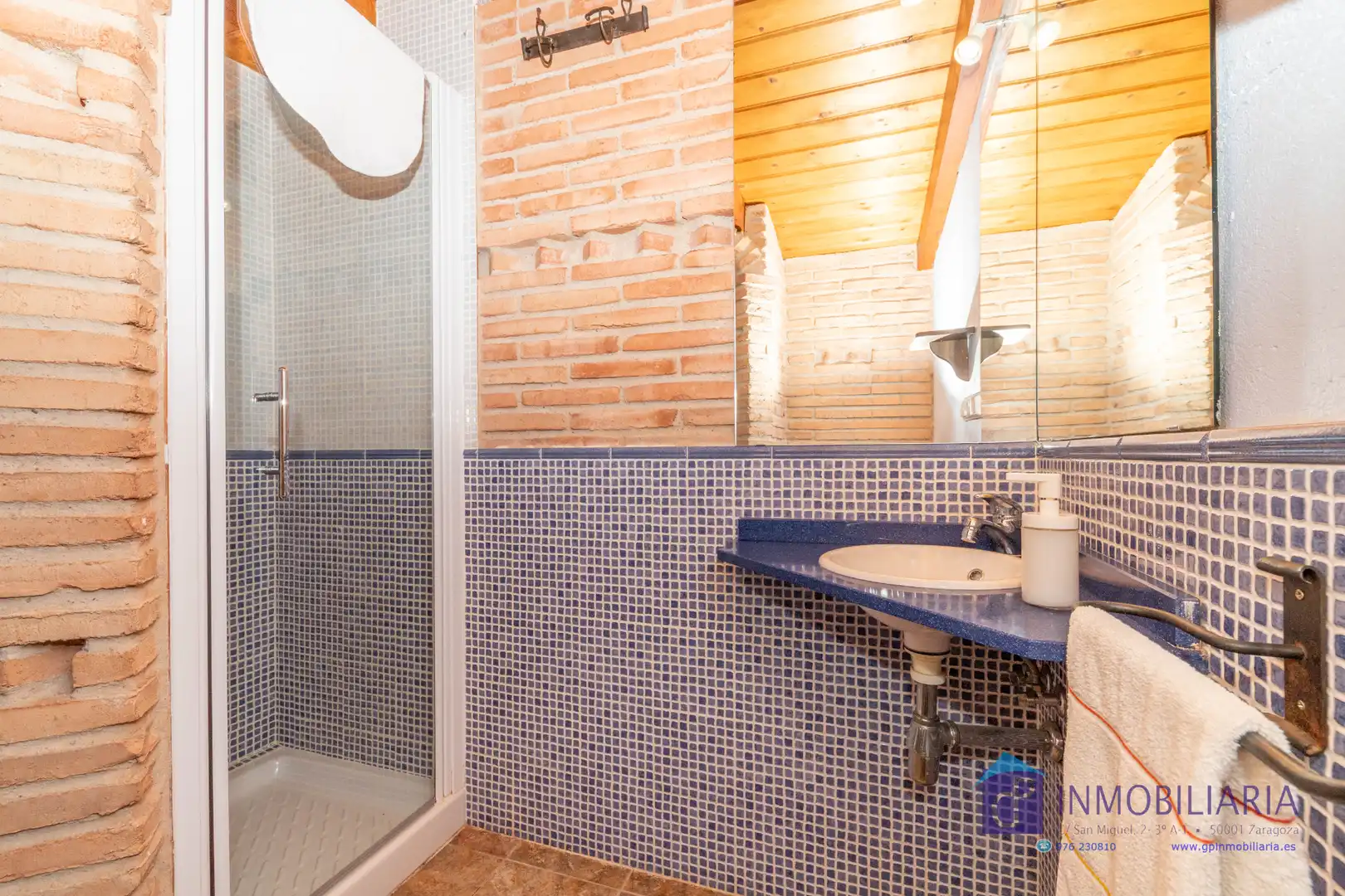 Baño de Casa o chalet en venta en Quinto con Aire acondicionado, Calefacción y Jardín privado