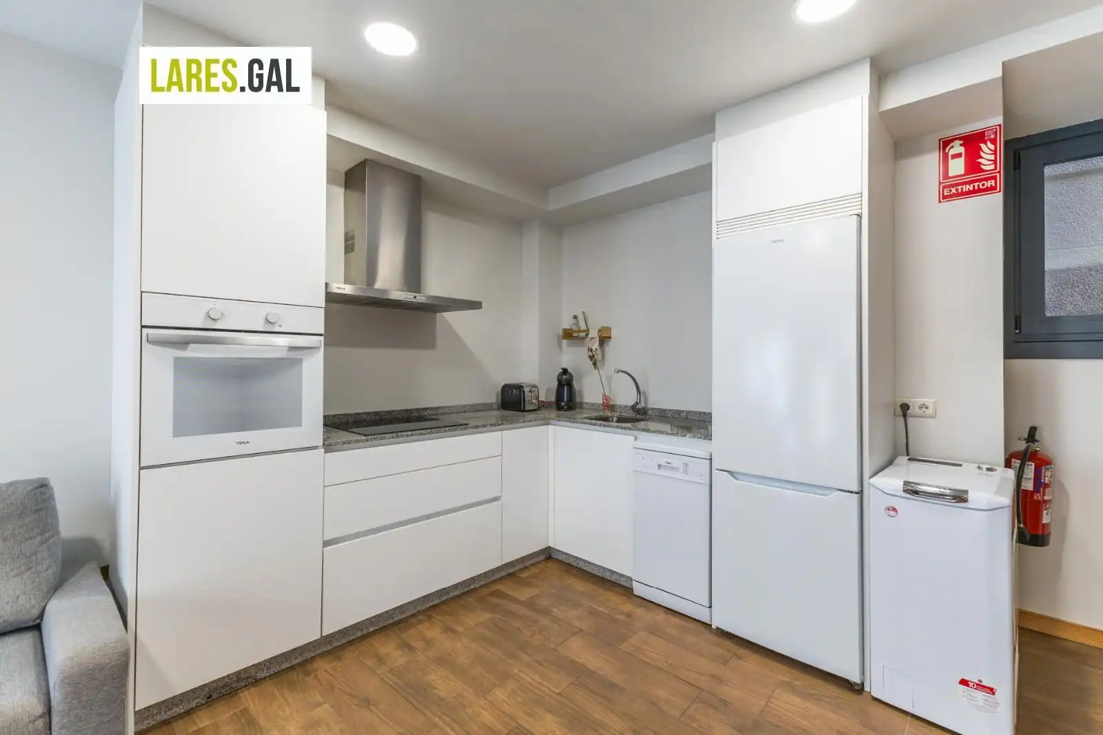 Cocina de Casa o chalet en venta en Cangas  con Calefacción, Amueblado y Horno
