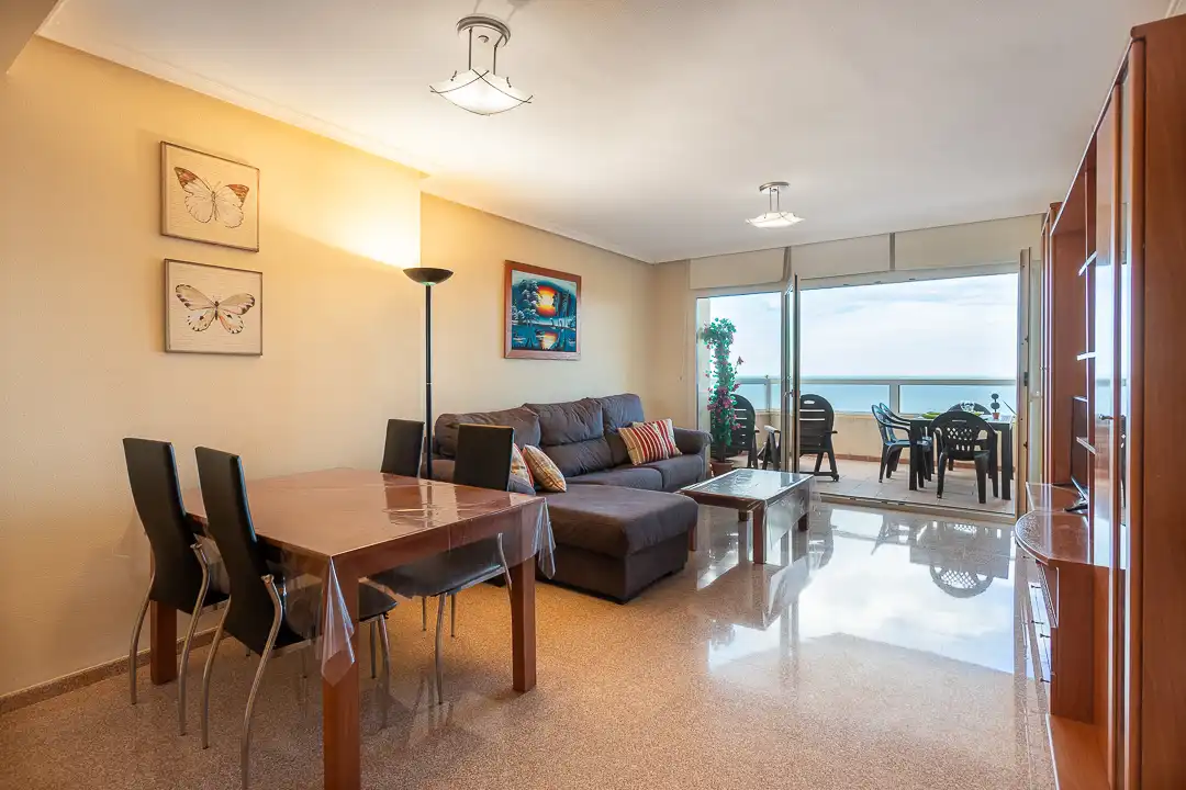 Living room of Flat for rent in El Campello  with Air Conditioner, Heating and Terrace