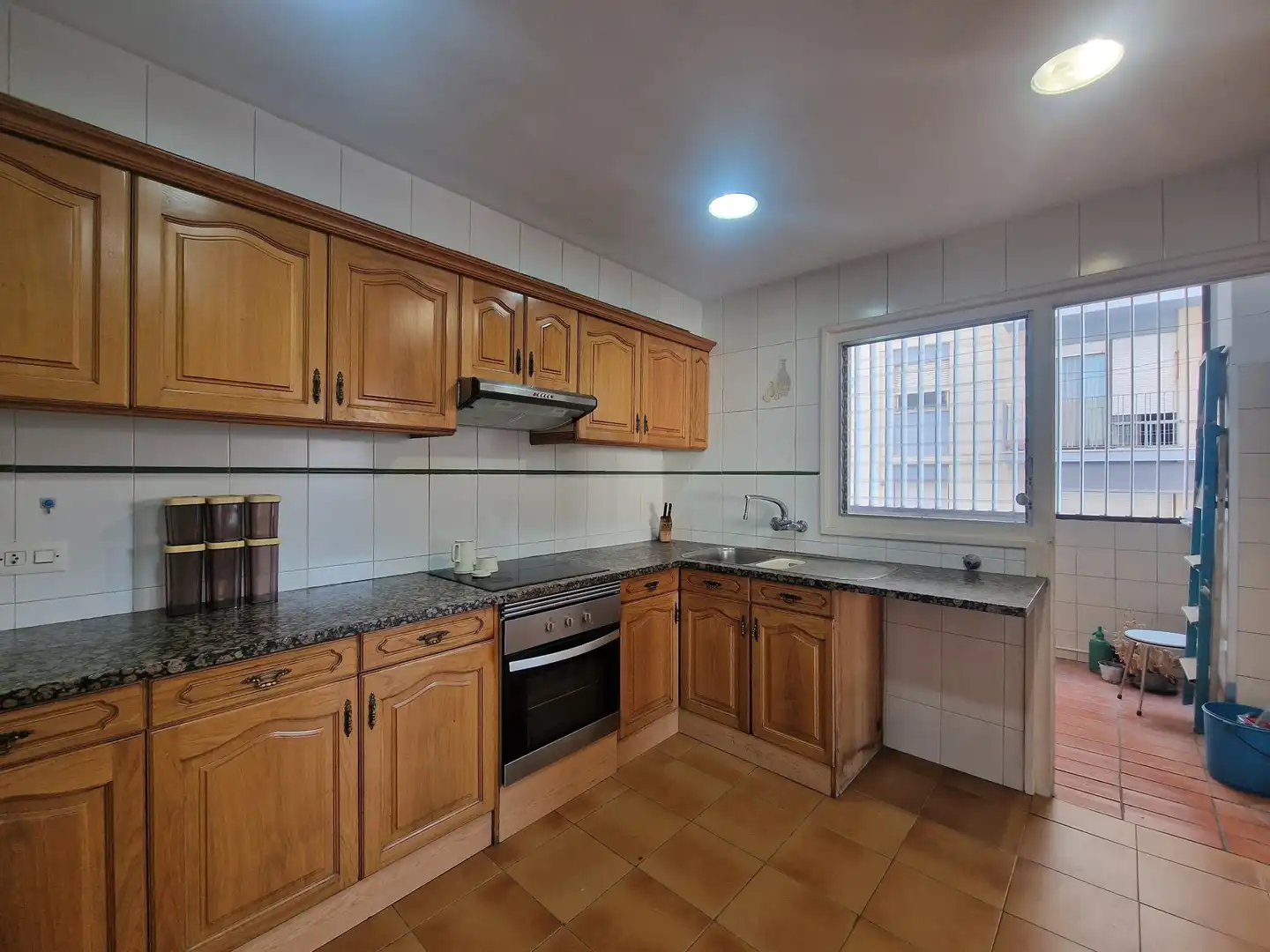 Kitchen of Flat for sale in Girona  with Heating, Storage room and Balcony