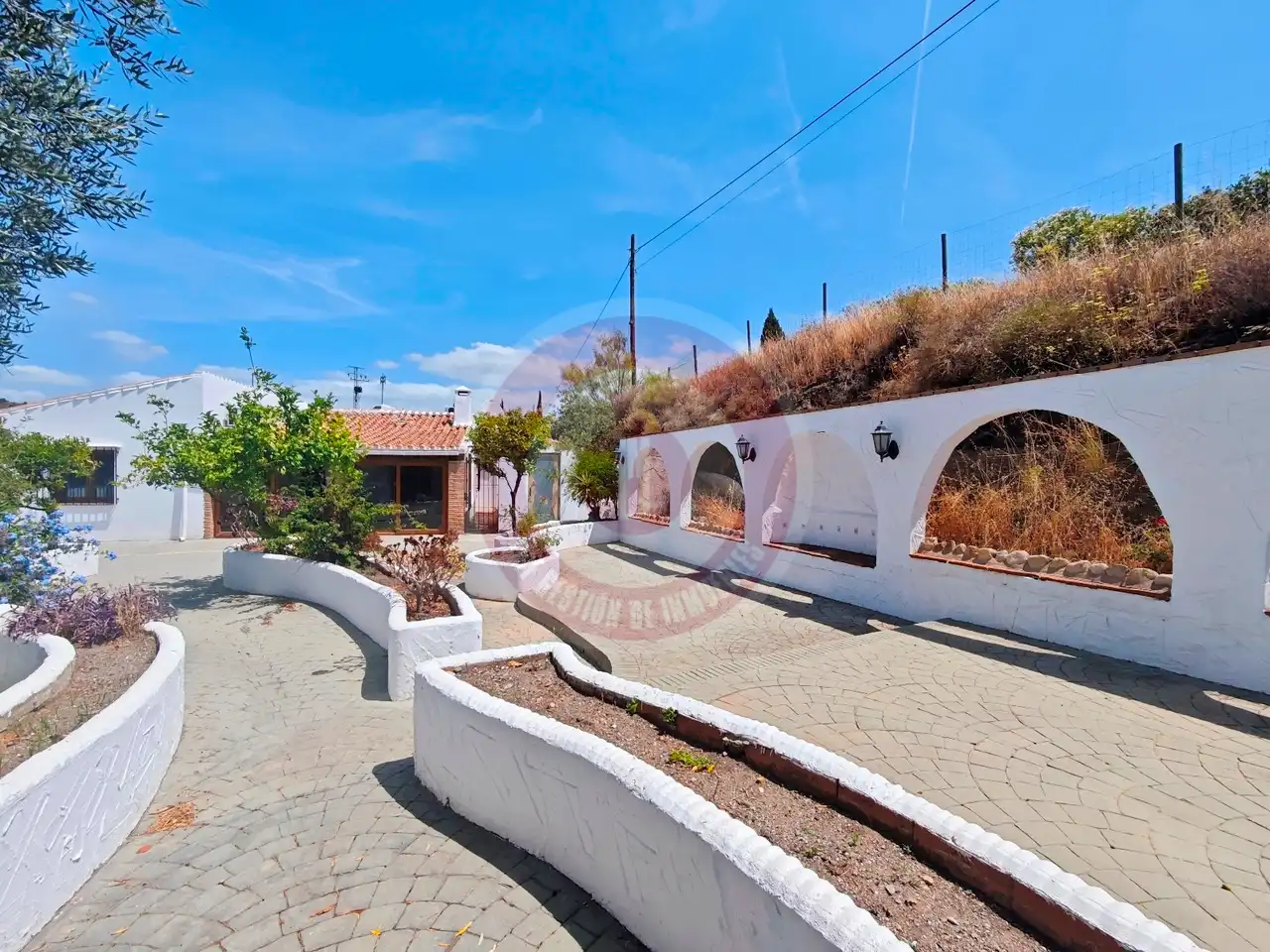 Exterior view of Houses for sale in Viñuela  with Private garden, Terrace and Swimming Pool