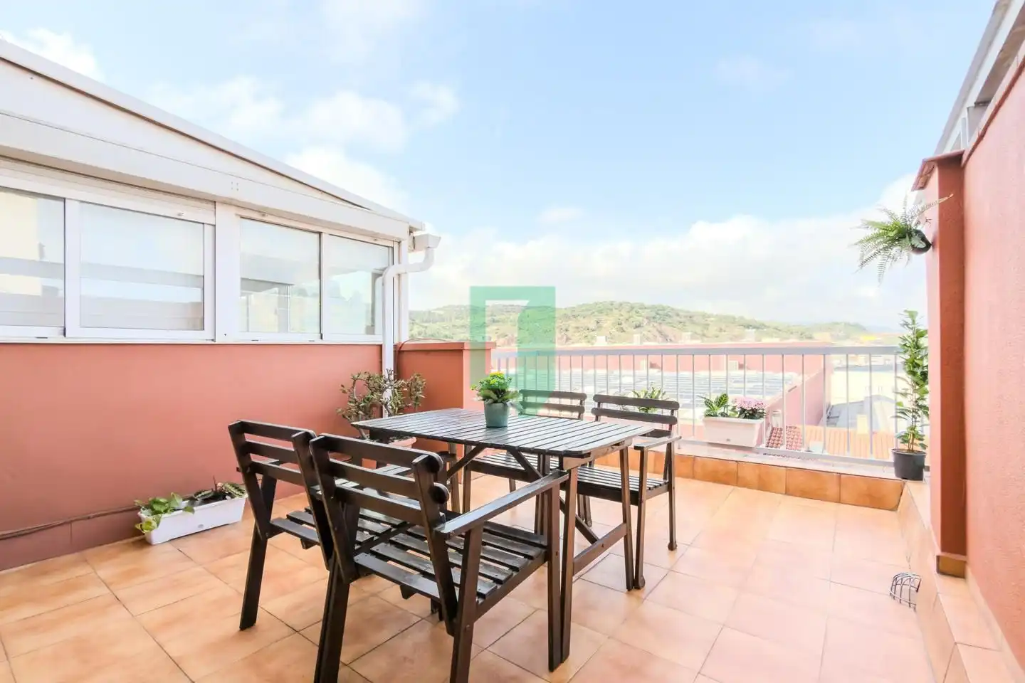 Terrasse von Maisonette zum Verkauf in Badalona mit Heizung und Terrasse