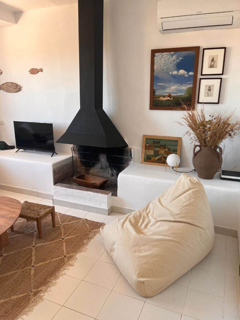 Living room of House or chalet to rent in Formentera  with Air Conditioner, Heating and Terrace