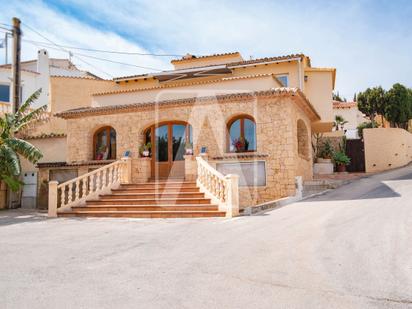 Vista exterior de Casa o xalet en venda en Benissa amb Aire condicionat, Terrassa i Traster