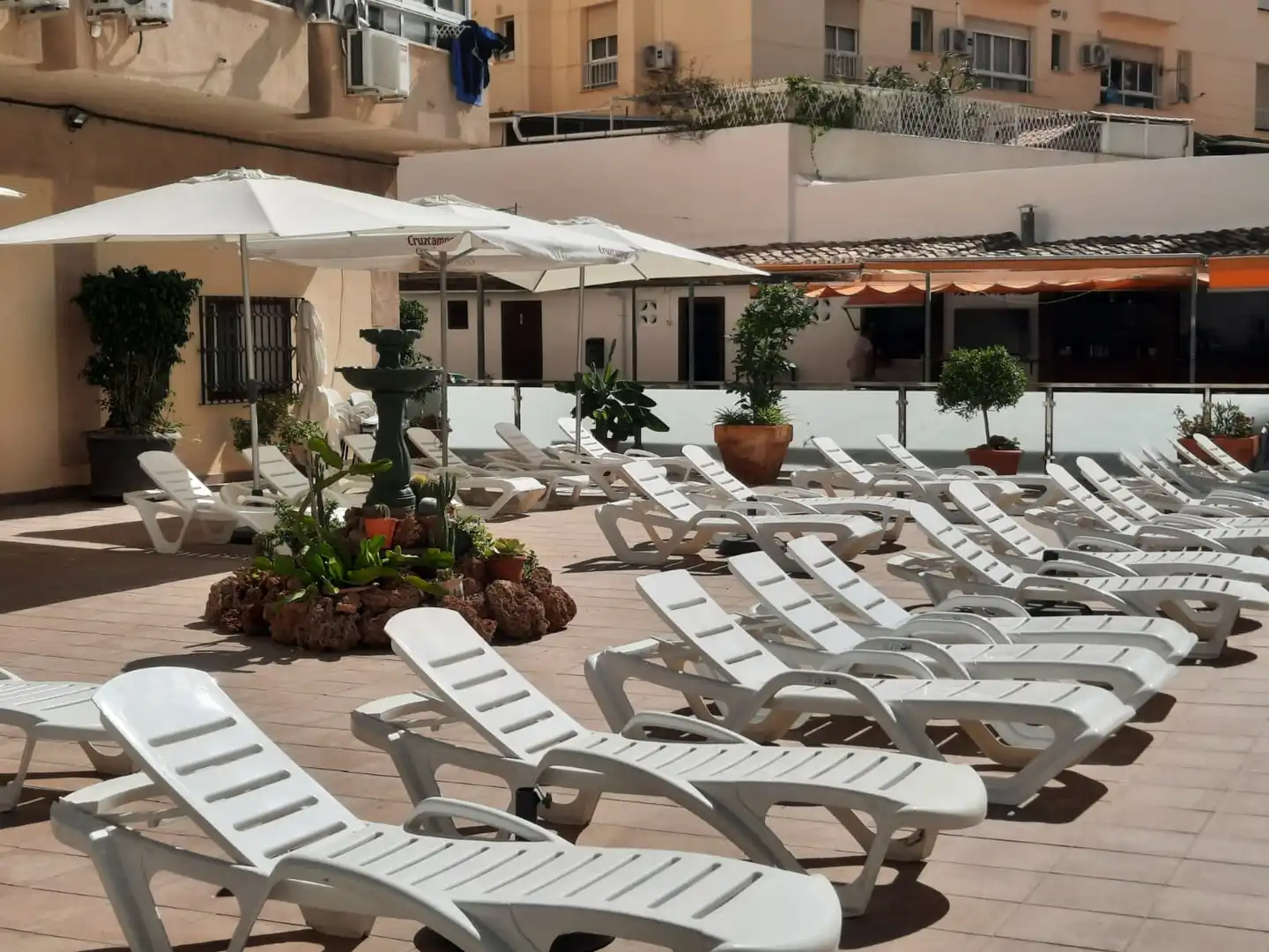 Terrassa de Estudi de lloguer en Torremolinos amb Aire condicionat, Calefacció i Terrassa