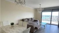 Living room of Flat to rent in Badalona  with Parquet flooring, Terrace and Community pool