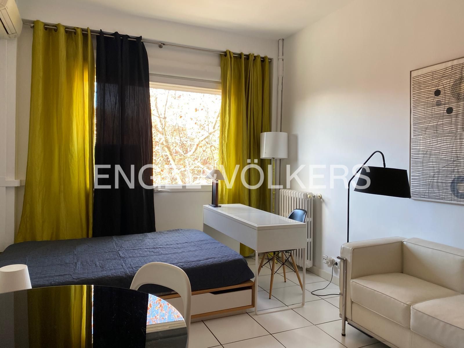 Bedroom of Apartment to rent in  Madrid Capital  with Air Conditioner, Heating and Furnished