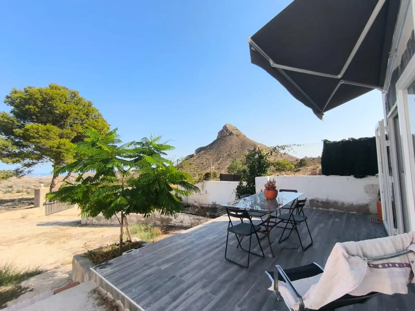 Terraza de Casa o chalet en venta en Agost con Aire acondicionado, Jardín privado y Terraza