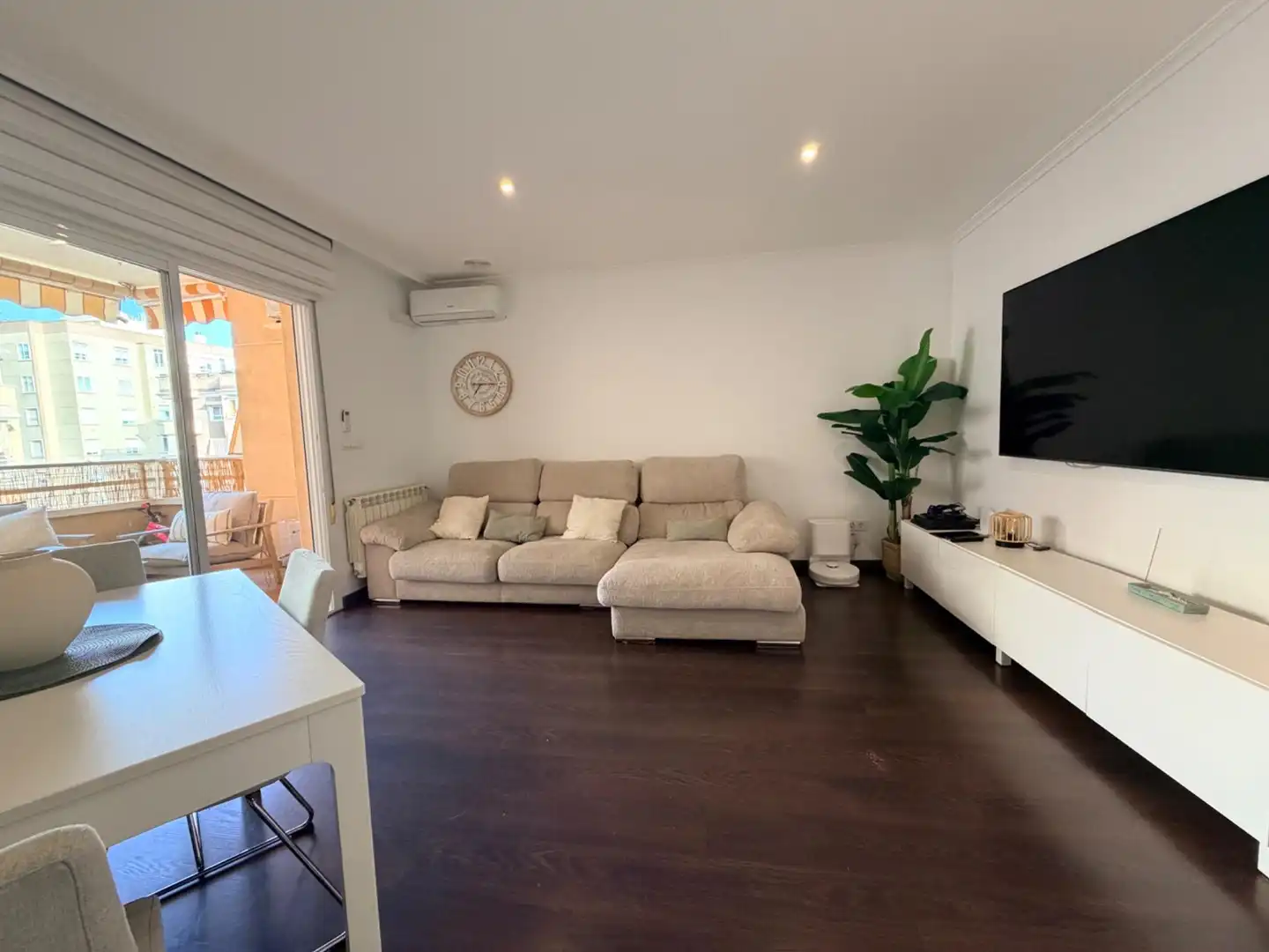 Sala d'estar de Pis en venda en Elche / Elx amb Aire condicionat, Calefacció i Terrassa