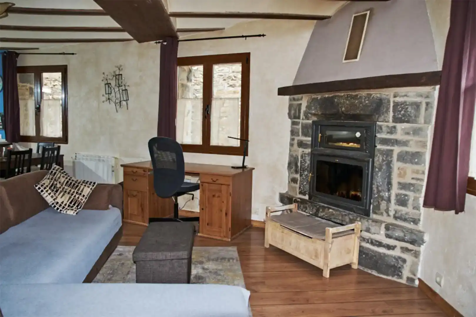 Sala de estar de Casa o chalet en venta en Torla - Ordesa con Balcón