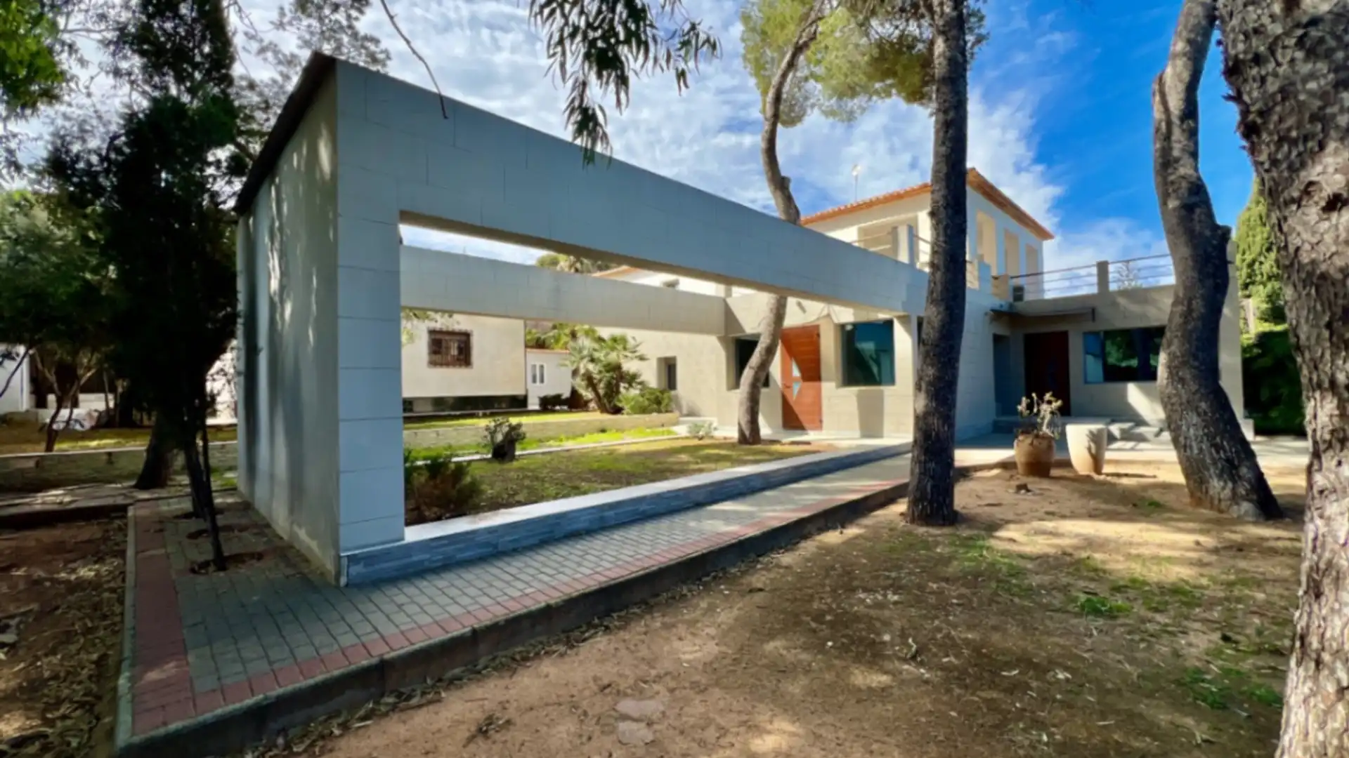 Vista exterior de Casa o chalet en venta en Dénia con Aire acondicionado, Calefacción y Jardín privado