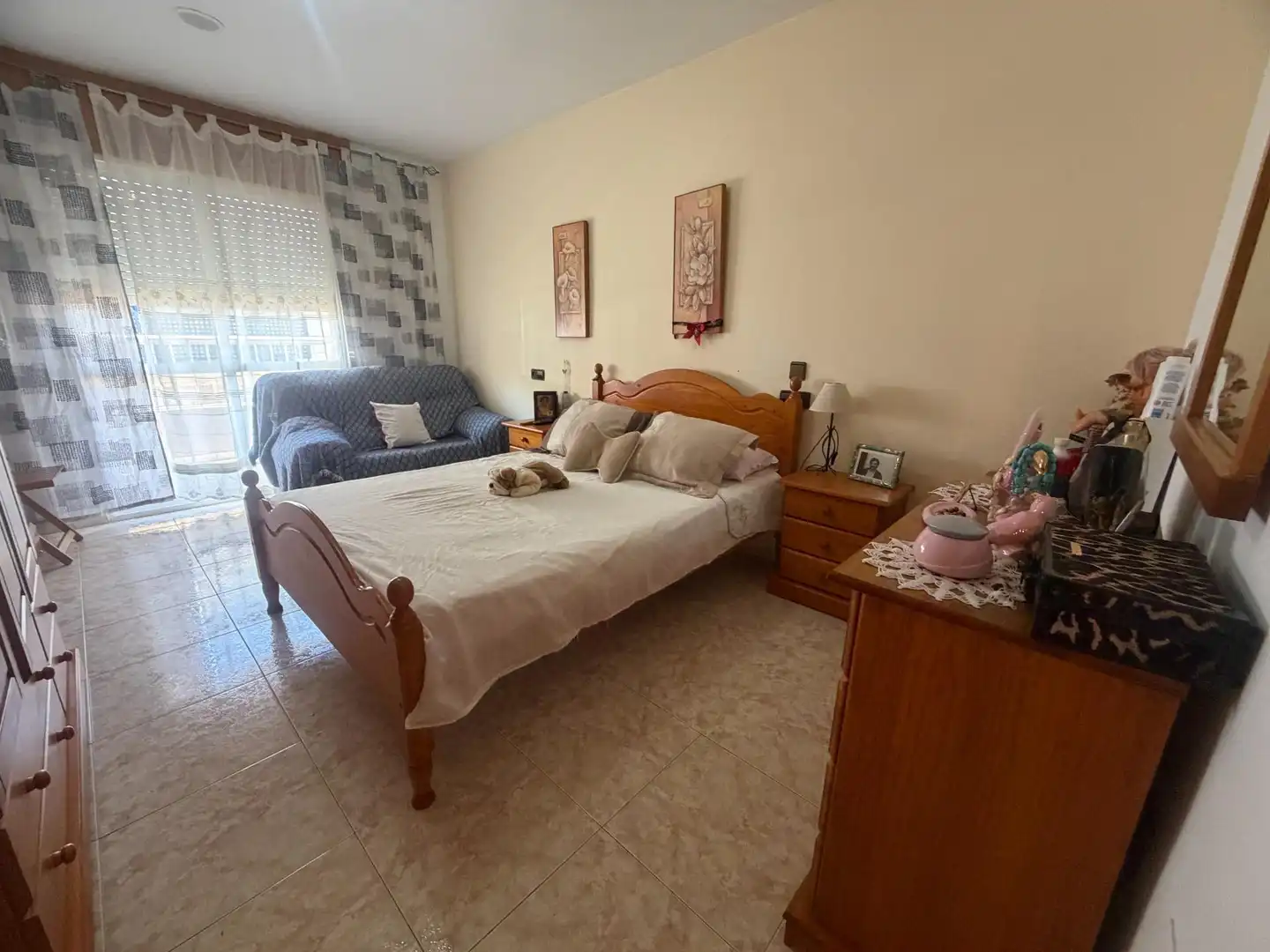 Bedroom of Flat for sale in Águilas  with Air Conditioner, Terrace and Furnished