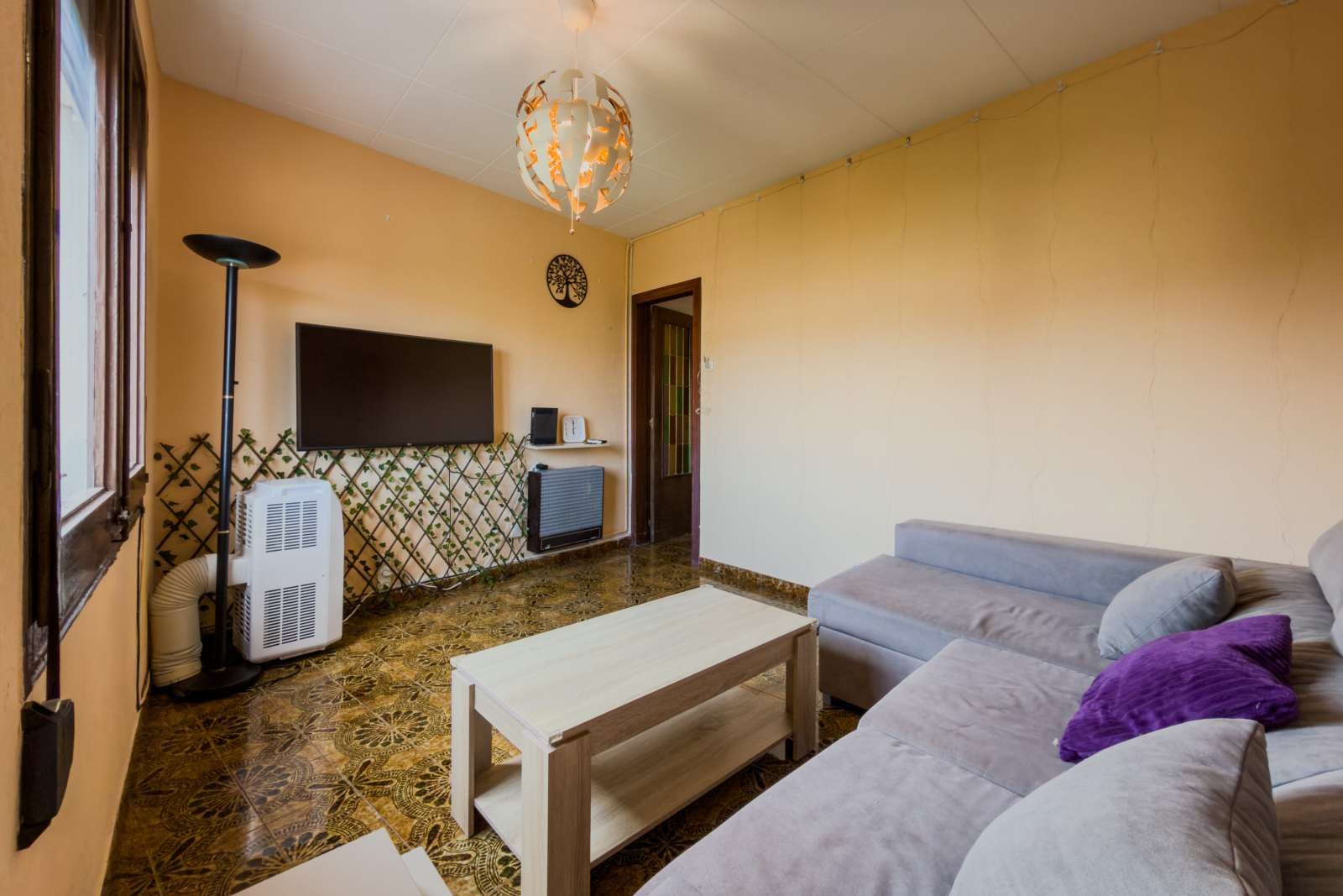 Sala d'estar de Apartament per a compartir en  Barcelona Capital amb Aire condicionat, Calefacció i Terrassa