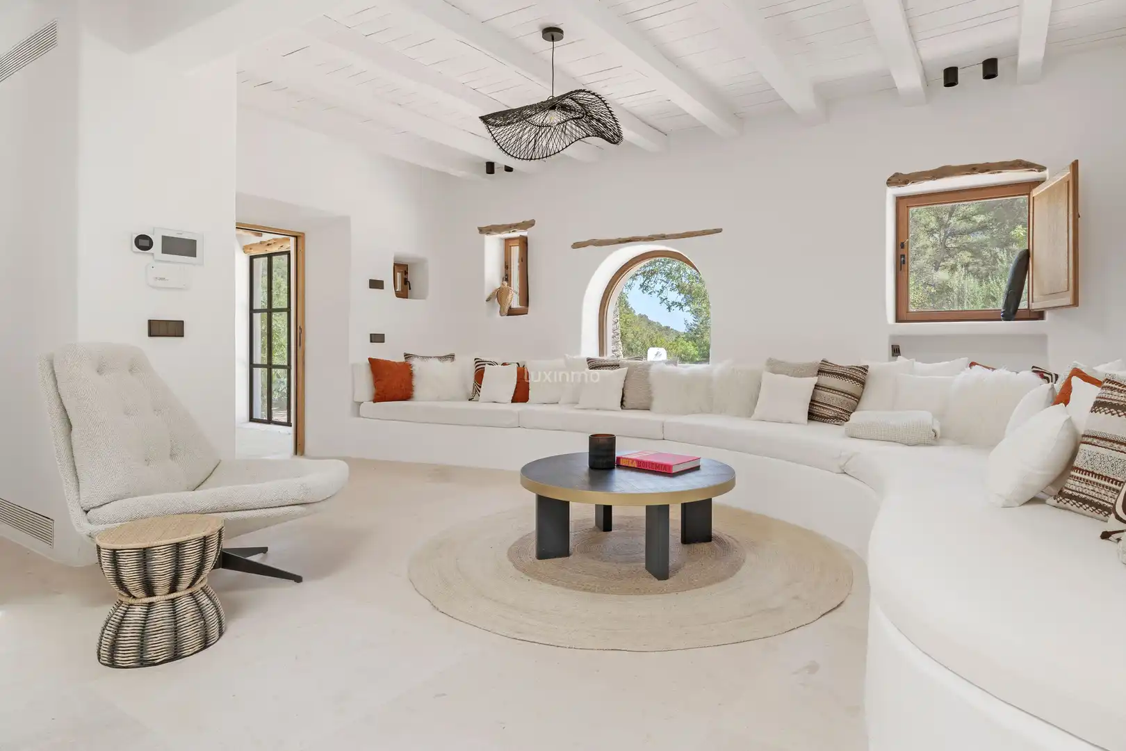 Sala de estar de Casa o chalet en venta en Sant Josep de sa Talaia con Aire acondicionado, Terraza y Trastero